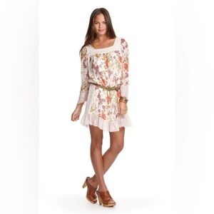 Jovovich Hawk Spring Easter Floral Boho Dress Size M